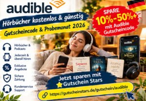 Audible Gutscheincode & Probemonat 2026: Hörbücher kostenlos & günstig